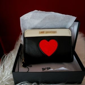 Moschino zippered wallet